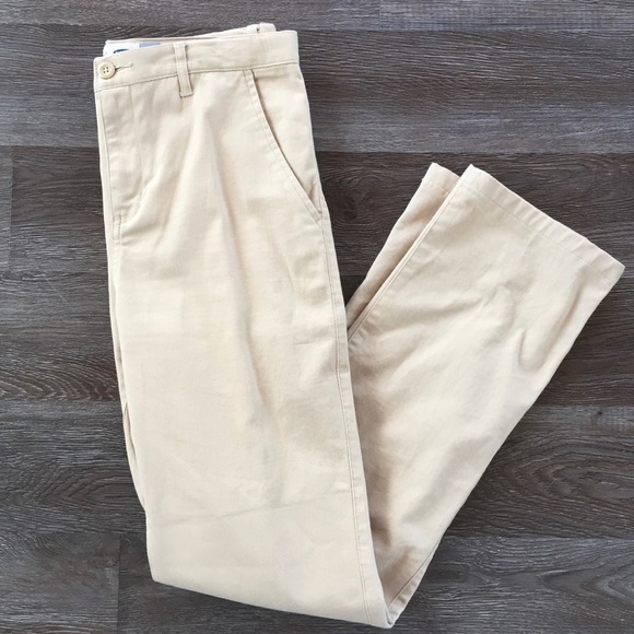 Old Navy Straight Flat Front Khaki Pants Size 16 Regular - Picture 1 of 9